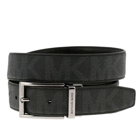 men's signature michael kors belt|black Michael Kors men belt.